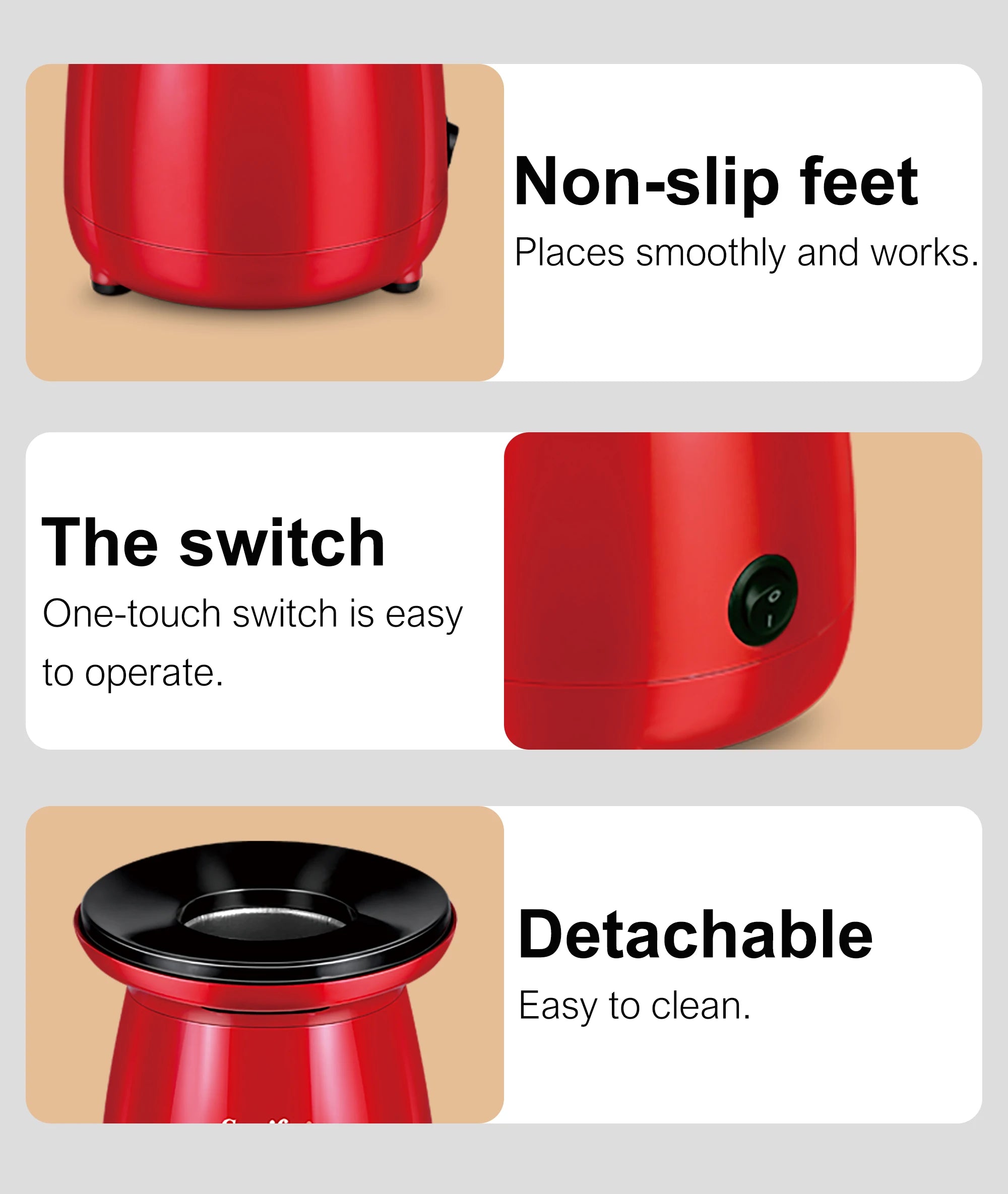 Enjoy healthy and delicious popcorn at home with this hot air oil-free popcorn maker—perfect for a guilt-free snack!