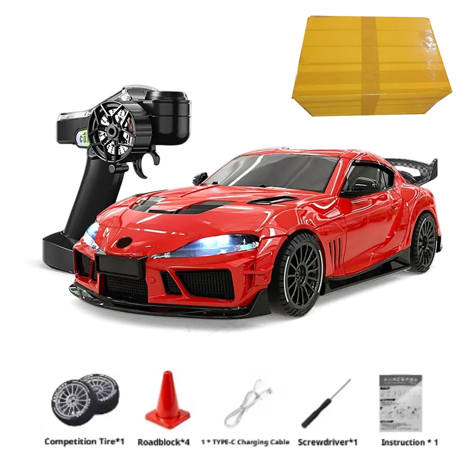 1/43 Supra 1087X Mini Simulation JXC RC Rc Drift Car Vehicle Model Control RTR Four-wheel Drive Modle For Adult Toys