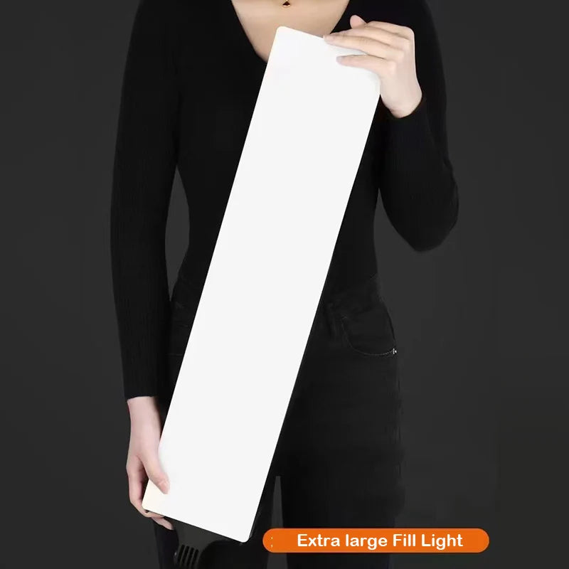 Big Size Fill Lamp Light Photo Studio LED Video Panel Photography Lighting With Tripod Stand Long Arm EU Plug For Live Stream
