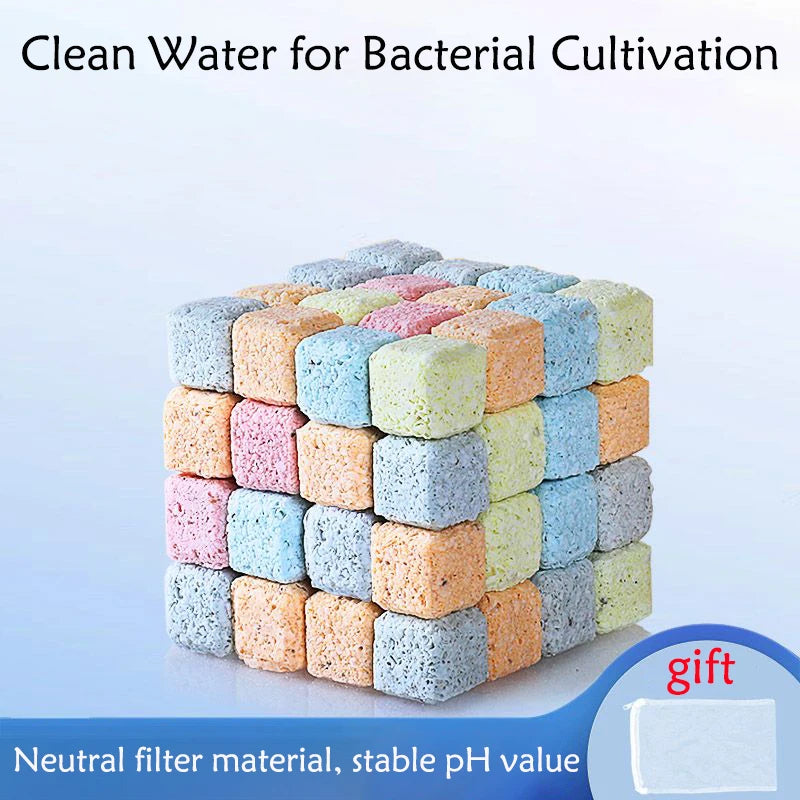 Fish Tank Filter Material Nitrifying Bacteria House Quartz Ball Filter Bottom Filter Aquarium Bacteria Filter Water Purification