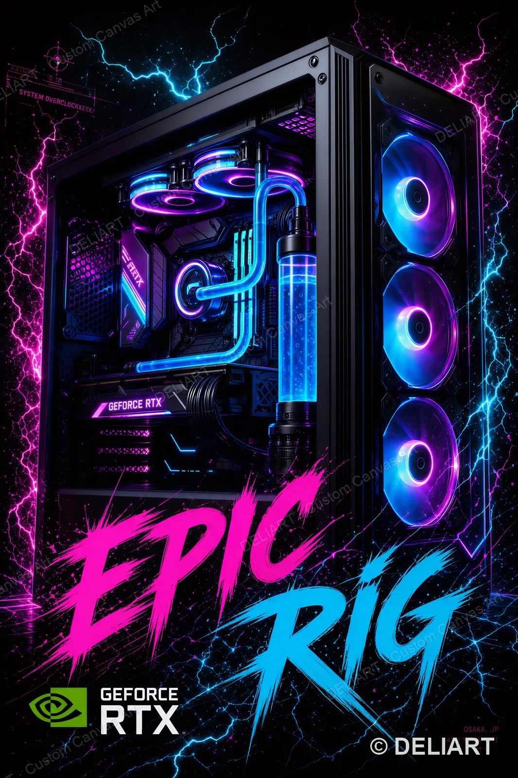 1 & 3 PCS Set Neon Gaming Posters Canvas Wall Art Print Gamepad Gamer Room Decor Esports Gift for Boys Teens Unframed
