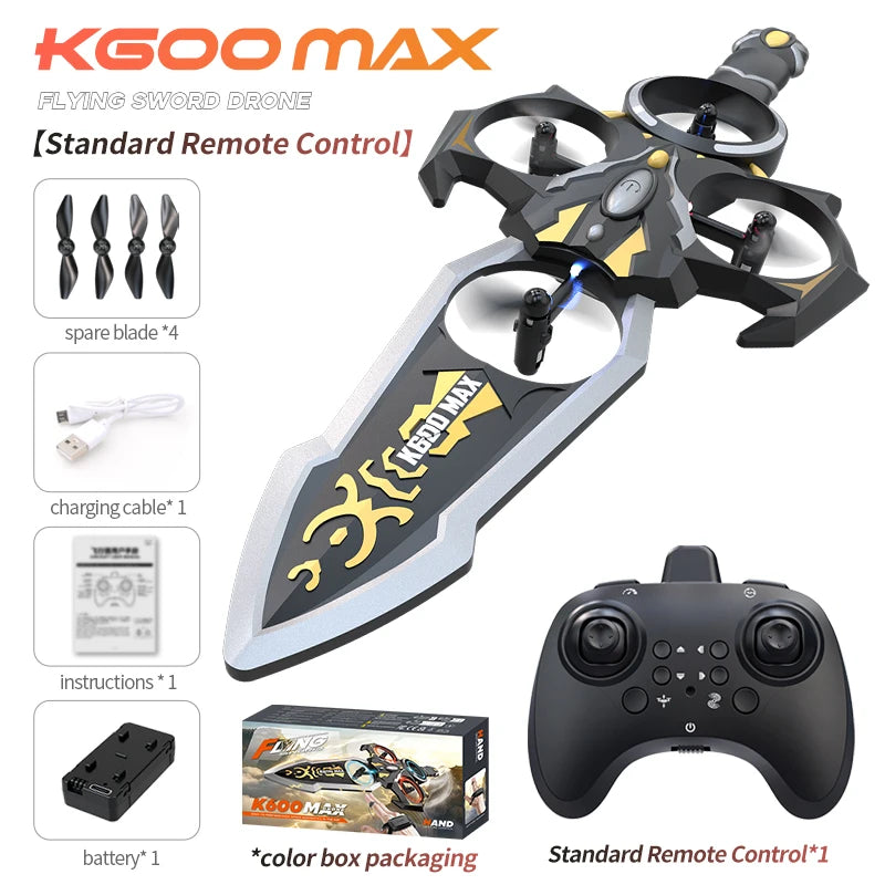 Watch remote control Flying Sword quadcopter model remote control aircraft Flying Sword children's gift foam