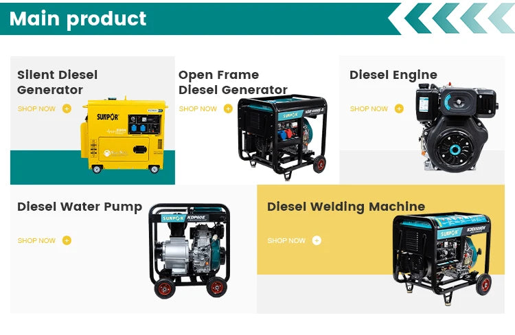 Portable 2.8/3kVA gasoline generator with recoil and electric start options.