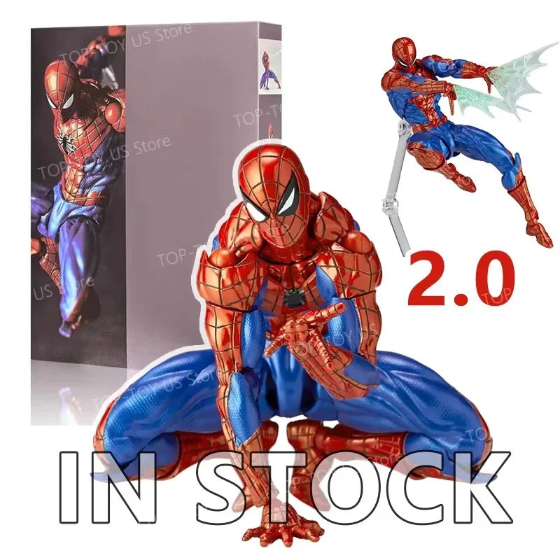 Original Ct Toys Spiderman 2.0 Figure Amazing Yamaguchi Spider-Man Agent Venom Mafex Anime Action Figure Customized Gifts Toys