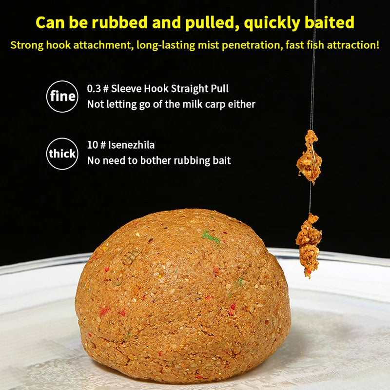 Natural Bait Processed Fishing Food Strong Flavor Groundbait Attractant Additive Scent Feed For Carp Crucian Catfish