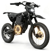 QRONGE X1 Spark L Electric Dirt Bike, 60V 28.8Ah Battery, 4500W Peak Mid-Drive Motor Electric Motorcycle, 17"/14"Fat Tire, 50MPH & 60 Mile Range, 3 Speeds Full Suspension E Bike for Teens & Adults + 1 Year Warranty
