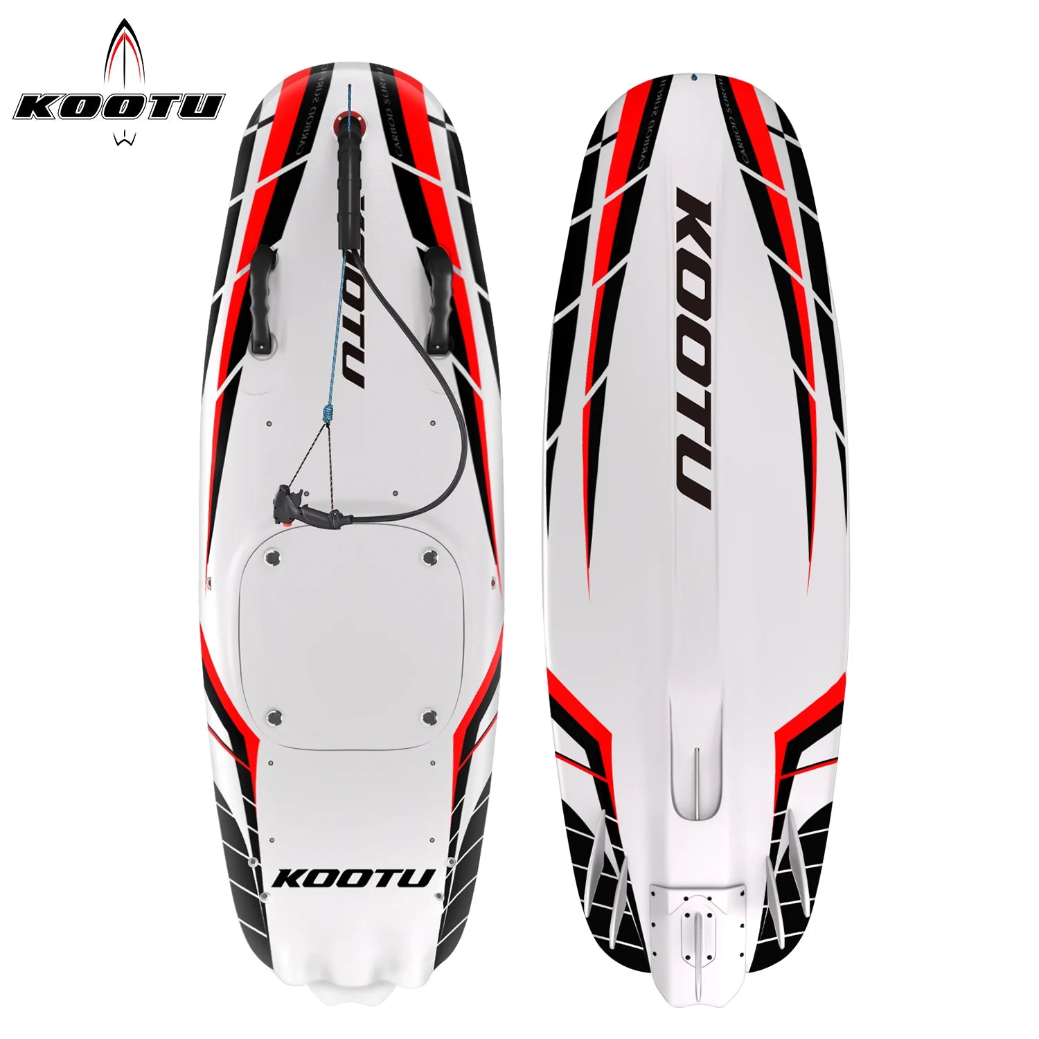 KOOTU Power Surfboard Jet Surfboard, Surfboard, Carbon Fibre Body, Light Weight, Surfing Surfboard, Jet Board with 109CC Engine