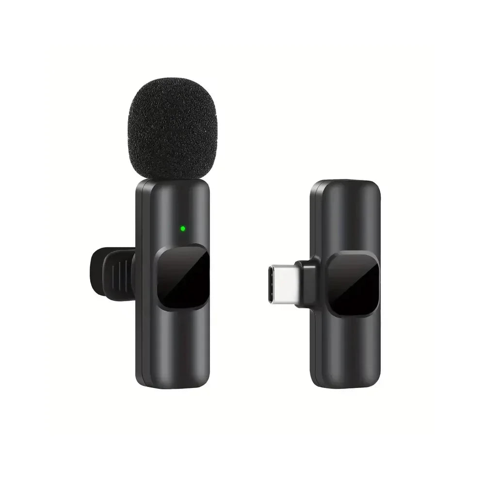 NEW Wireless Lavalier Microphone for Live Streaming/YouTube/TikTok/Facebook Live Noise Reduction Mic For iPhone/Android