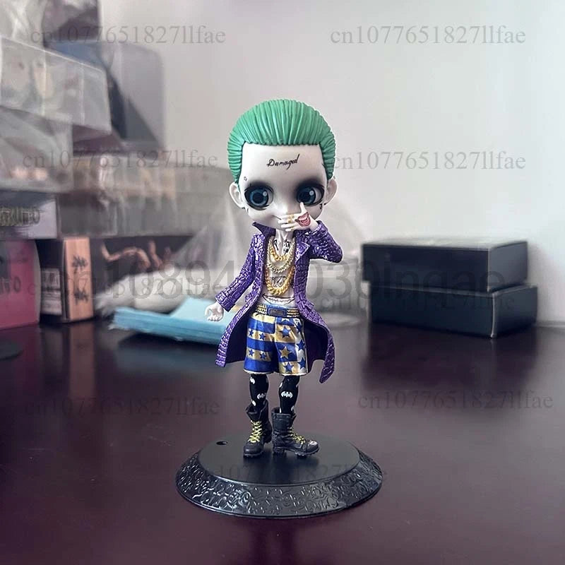 Qposket Harley Quinn Joker Cat Women Wonder Women Action Figure Toys Gift Doll Cake Decoration Birhtday Present For Children