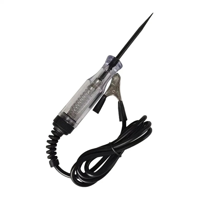 Car Vehicle Gauge Test Light Auto Light Lamp Voltage Test Pen Detector Copper Auto Circuit Tester Truck Voltage Tester DC 6-24V