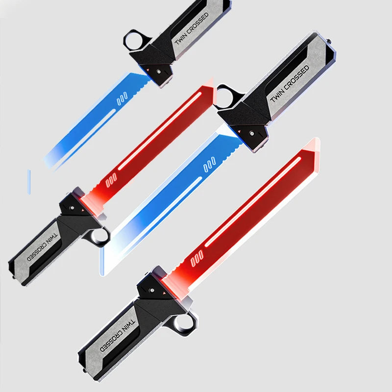 2026 AXE Lightsaber Toy 2 in 1 Sword Toys Lightstick Cosplay Role-Play outdoor Games for adult Children boys Children's Day Gift