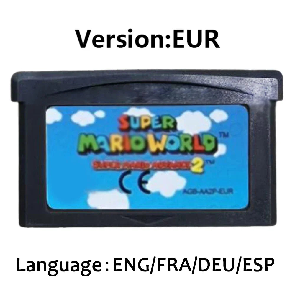 Mario GBA Games cards EUR USA Version