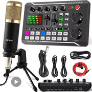 Professional Mic Microphone Wireless Sound Mixer