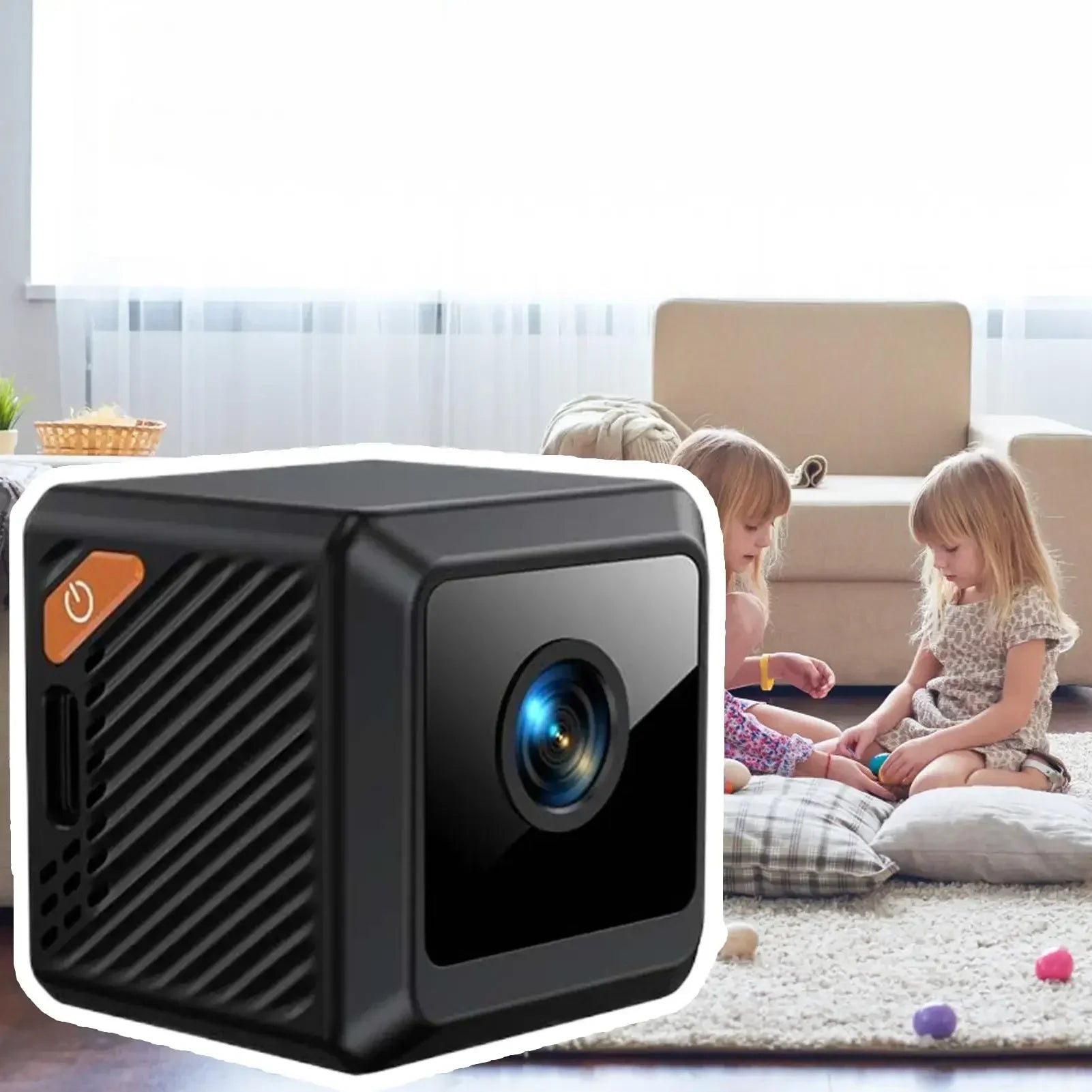 Keep an eye on what matters with this mini wireless 1080P monitor—portable, USB rechargeable, and supports memory card storage. Ideal for bedrooms, gardens, and more!