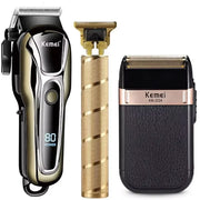 Achieve precise grooming with this professional wireless electric hair clipper and shaver—designed for men who want a smooth, effortless haircut anytime, anywhere!