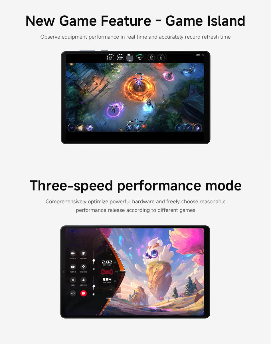 Original Lenovo Legion Y700 2025 8.8'' Gaming Tablet 256GB 512GB ROM Snapdragon 8 Gen 3 165Hz Display 6550mAh 68W Charging