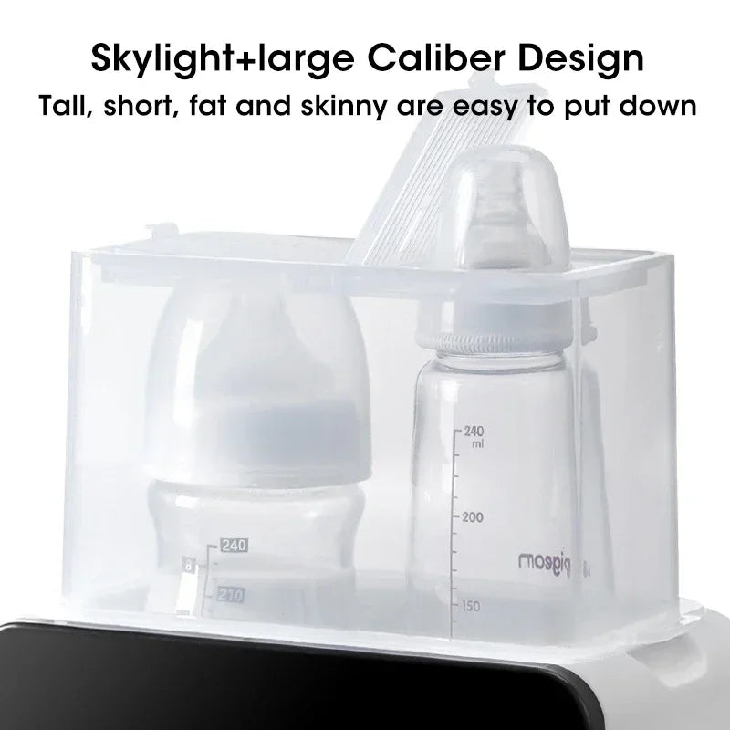 Keep your baby's milk at the perfect temperature with this fast, multifunctional baby bottle warmer—featuring accurate temperature control and a convenient timer, ideal for newborns!