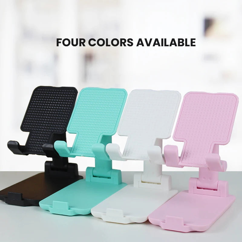 Keep your phone within easy reach with this adjustable desktop phone holder stand—perfect for hands-free use and quick access!