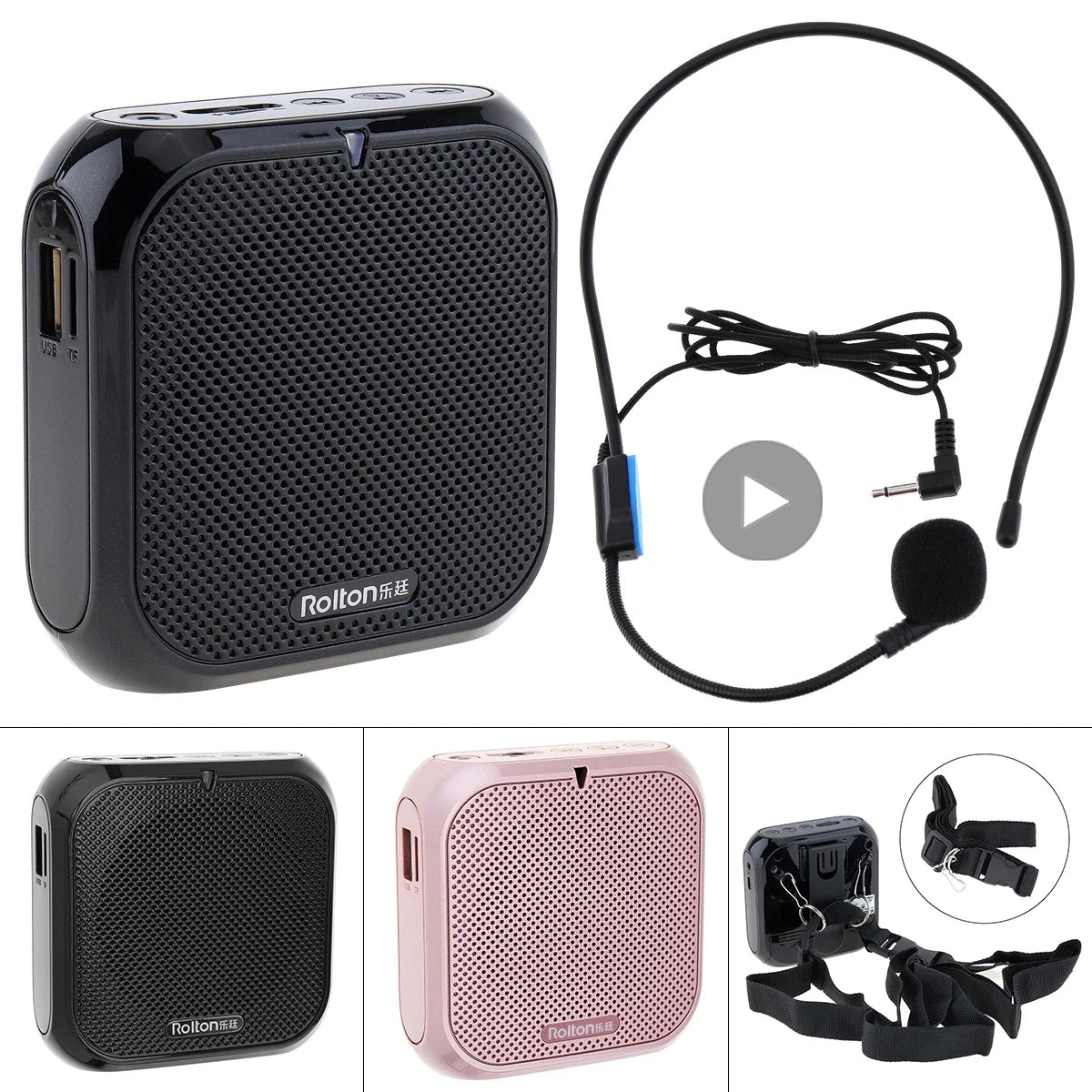 Enhance your sound with this all-in-one microphone loudspeaker and voice amplifier recorder—perfect for clear presentations, performances, and recordings!