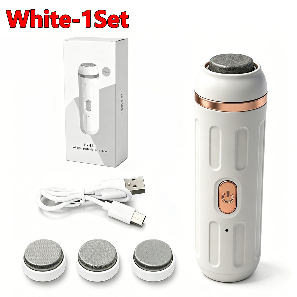 Electric Callus Remover Foot File Dry Skin Remover Dead Skin Eliminator Pedicure Exfoliator Tool for Home Foot Care 2026 New