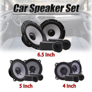4/5/6.5 Inch Car Speaker Sets HIFI Sound Quality Mini Dome Tweeter Speaker High Power Silk Film Speaker Car Audio Modification