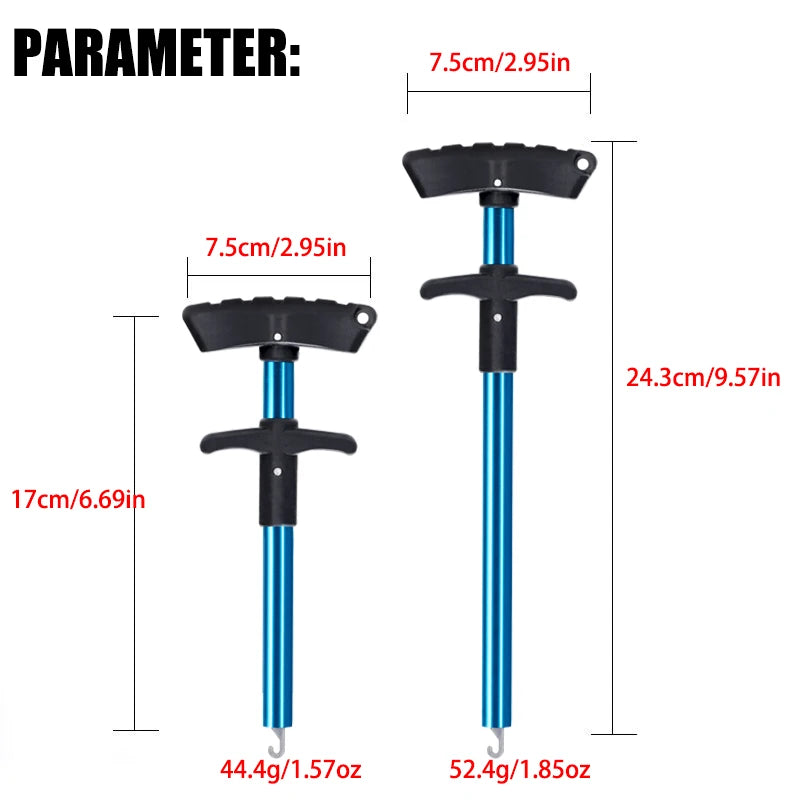 Fishing Hook Remover Tool Fishing Lure Remover Aluminum Tube Hook Detacher Portable Fish Hook Out Extractor