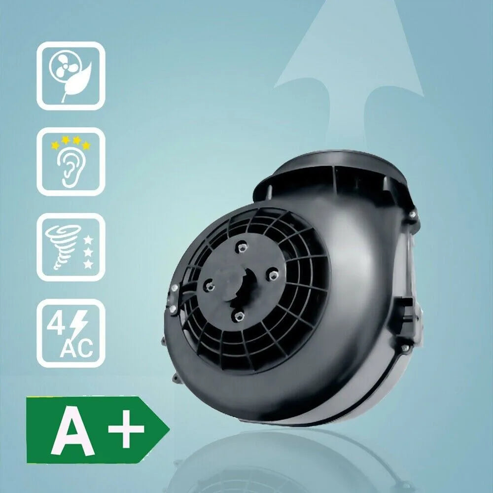 Topstrong Wall Mounted Range Hood 60cm Touch Display Glass with 700m³/h Extraction Rate and Washable Filters EUGV1360W