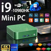 2026 Mini PC Core i9 10980HK Windows 11 Computer 16GB RAM 1TB M.2 SSD Portable Gaming Computer 60Hz 4K HD Mini Desktop PC Gamer