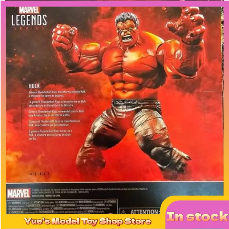 【In Stock】Hasbro 6-inch Marvel Legends Marvel Red Hulk Action Figure Anime Model Toy Collection Gift