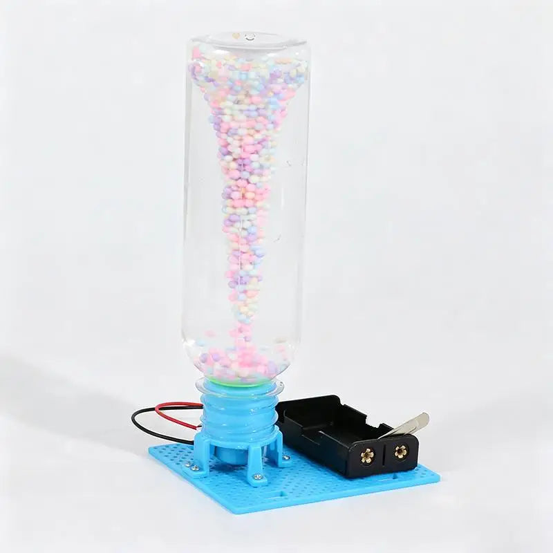 Electric Tornado Maker DIY STEM Kit Science Experiment Educational Model Desktop Decor Casual Learning Hobby Present