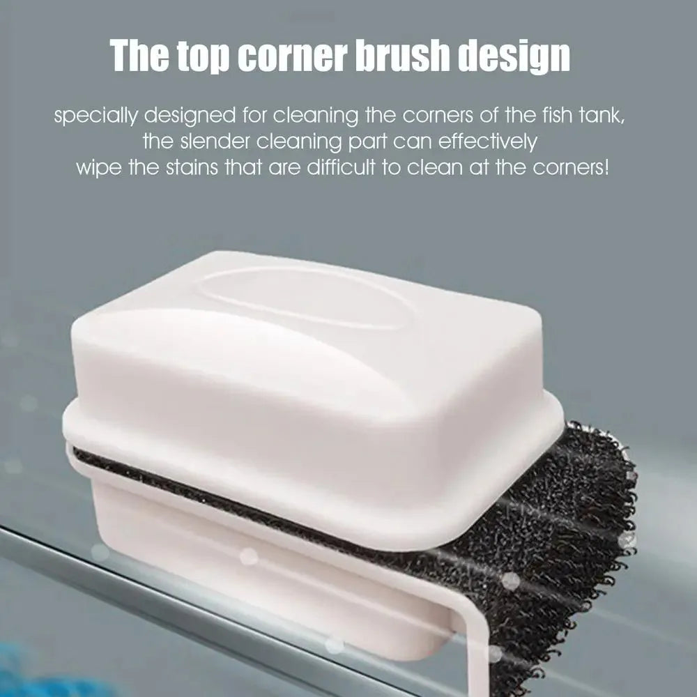 Effortlessly scrub away algae with this magnetic aquarium cleaning brush—tank cleaning has never been easier!