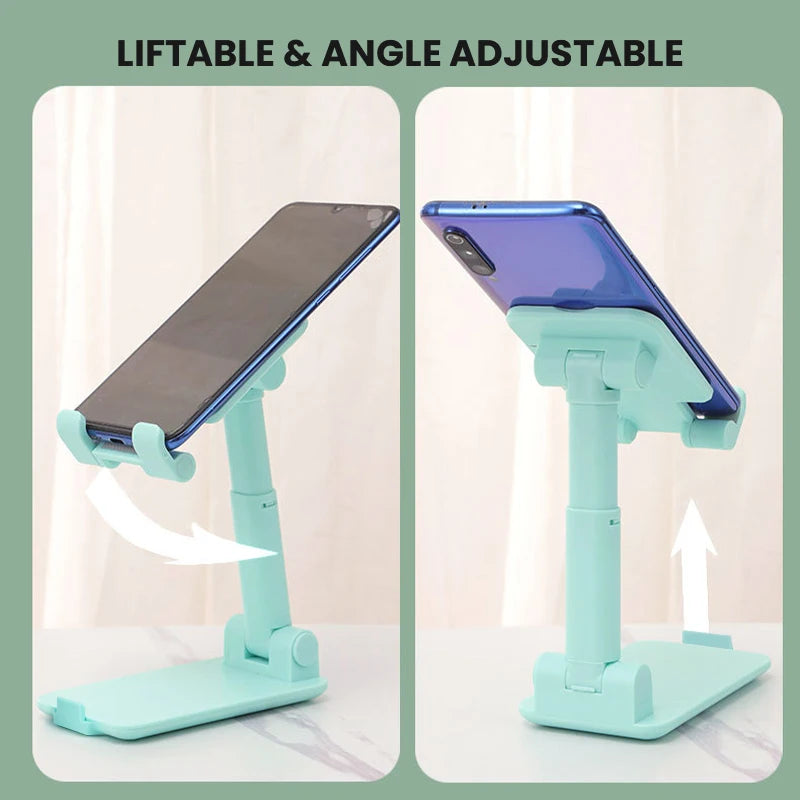 Keep your phone within easy reach with this adjustable desktop phone holder stand—perfect for hands-free use and quick access!