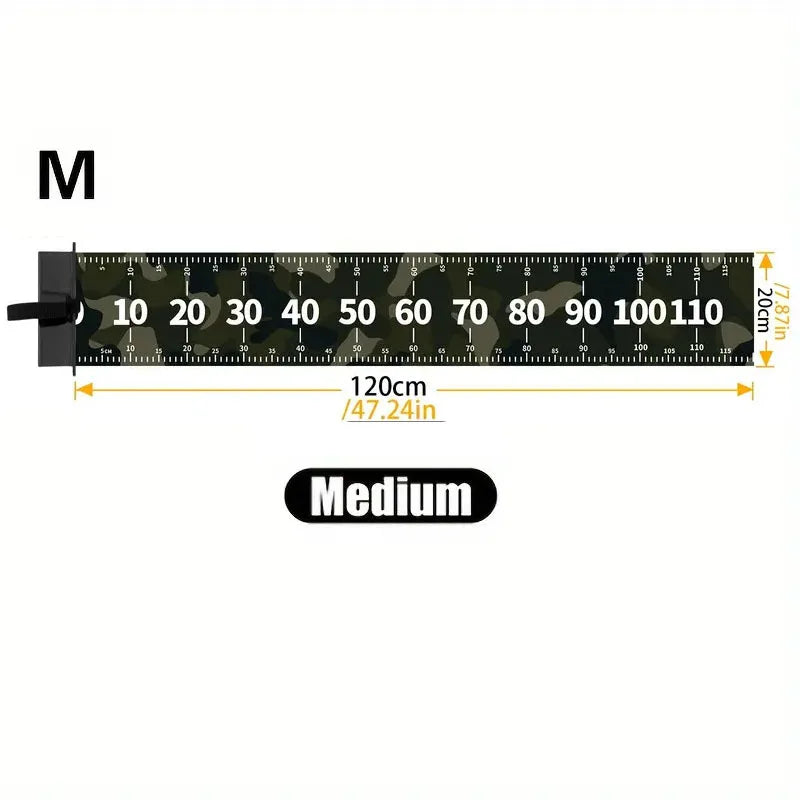 1pcs Fishing Ruler PVC Waterproof Durable Of Measuring Tape for Tackle Box, Boat, Kayak Fishing Gear Use Width 10cm 20cm 30cm