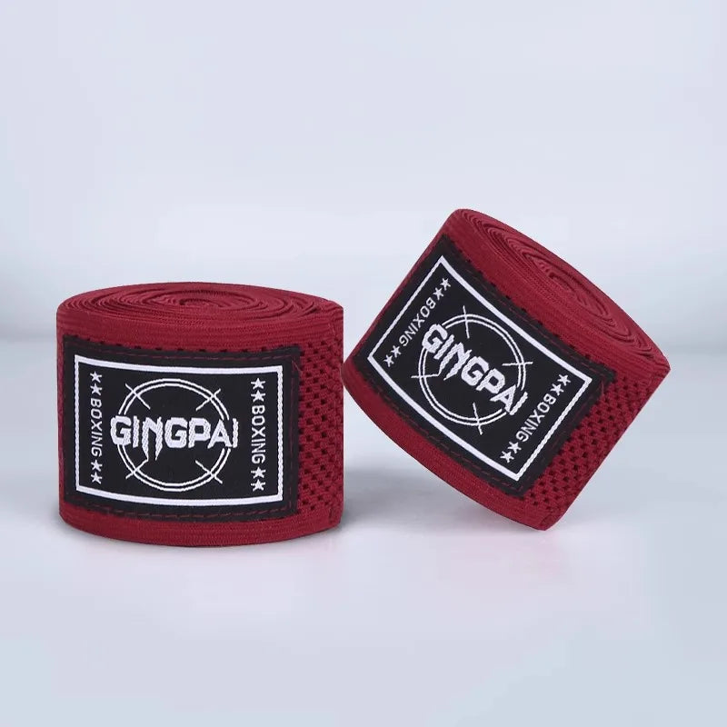2 Rolls 3M Mesh Boxing Bandage Sports Strap Sanda KickBoxing MMA Hand Gloves Belt Wrist Wraps Muay Thai Training Gauntlets