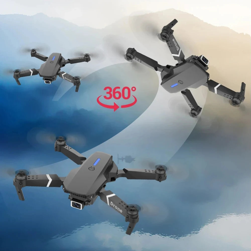 Capture stunning aerial footage with this professional foldable RC drone—featuring an HD 1080P camera, WiFi FPV, height hold, and quadrotor design for smooth flights!