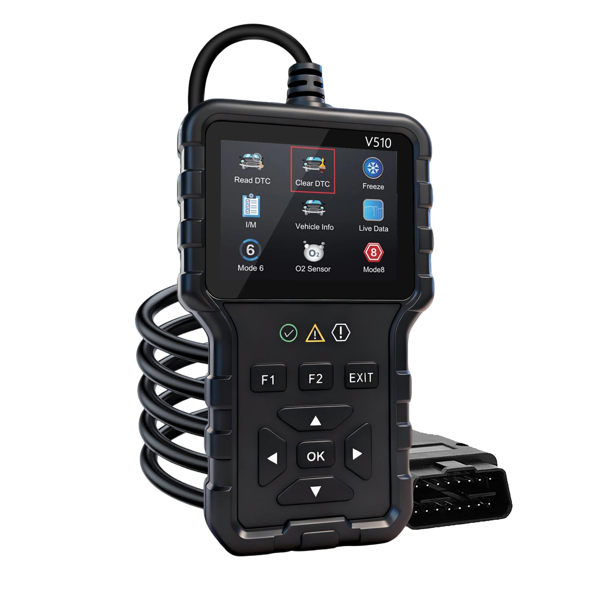2025 New Model, Supports 8 Languages, Professional Obd2 Car Diagnostic Tool, Direct from the Manufacturer, V510 Professional Code Reader and Scan Tool, Clears Fault Codes, Real-Time Data Stream, Enhanced Engine Fault Code Rea