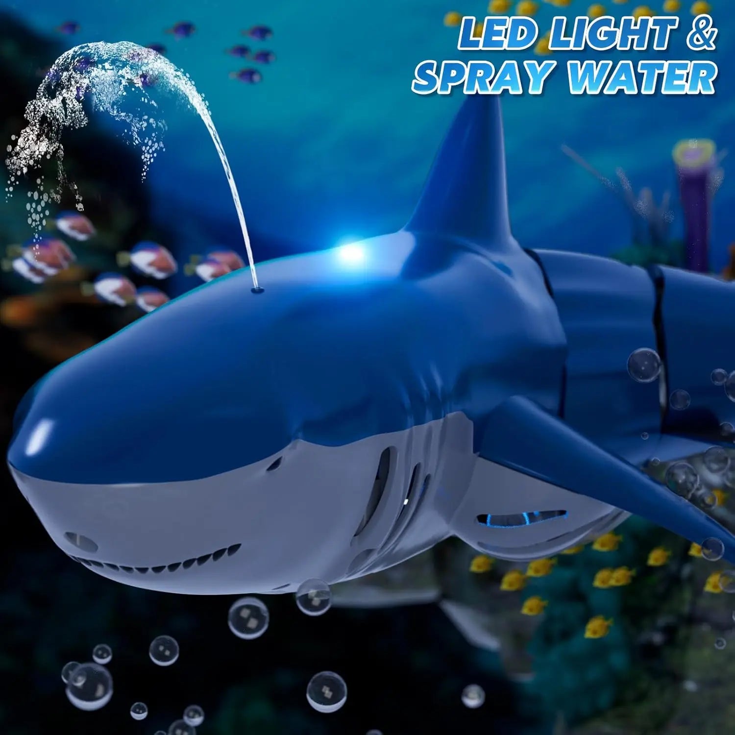 RC Shark Remote Control whale Spray Water Kids robot toy Radio Controlled Boats swimming pool Toys for boys Children Kid