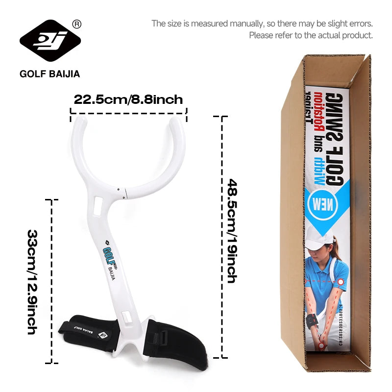Golf Arm Swing Trainer, the Prosendr Widener, Golf Swing Width Trainer, Arm Swing Posture Improve Device, Suitable for Practice