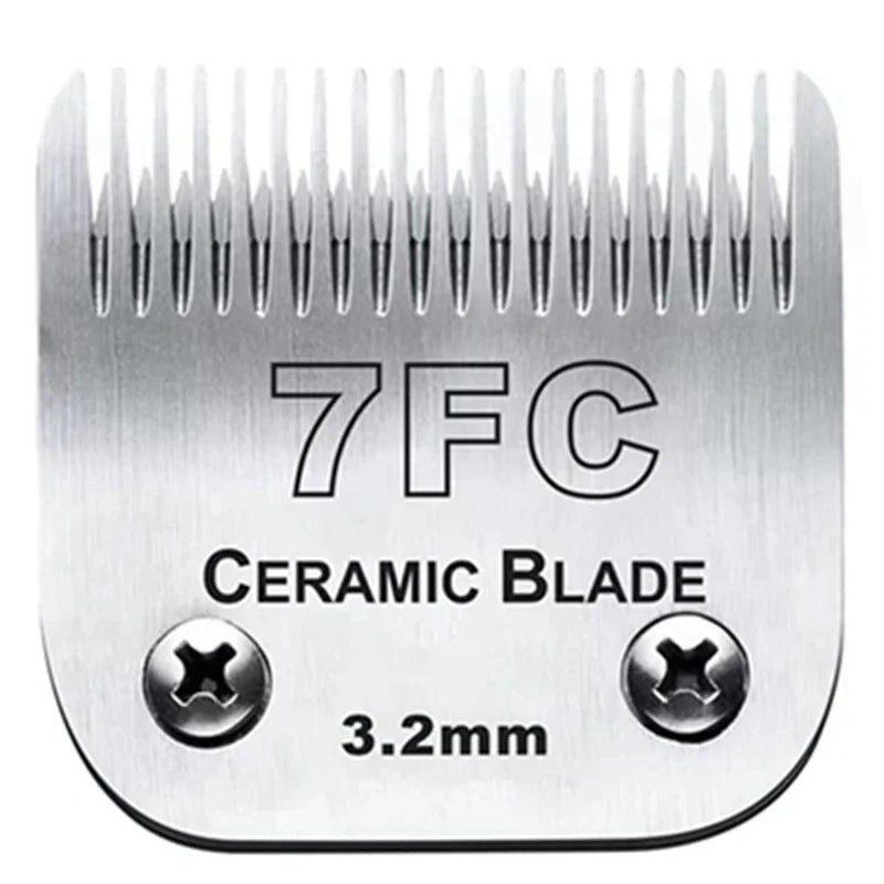 Detachable Pet Dog Cat Grooming Clipper Ceramic Blade Compatible with Most Andis,Oster A5,Wahl KM10 Series Animals Clippers