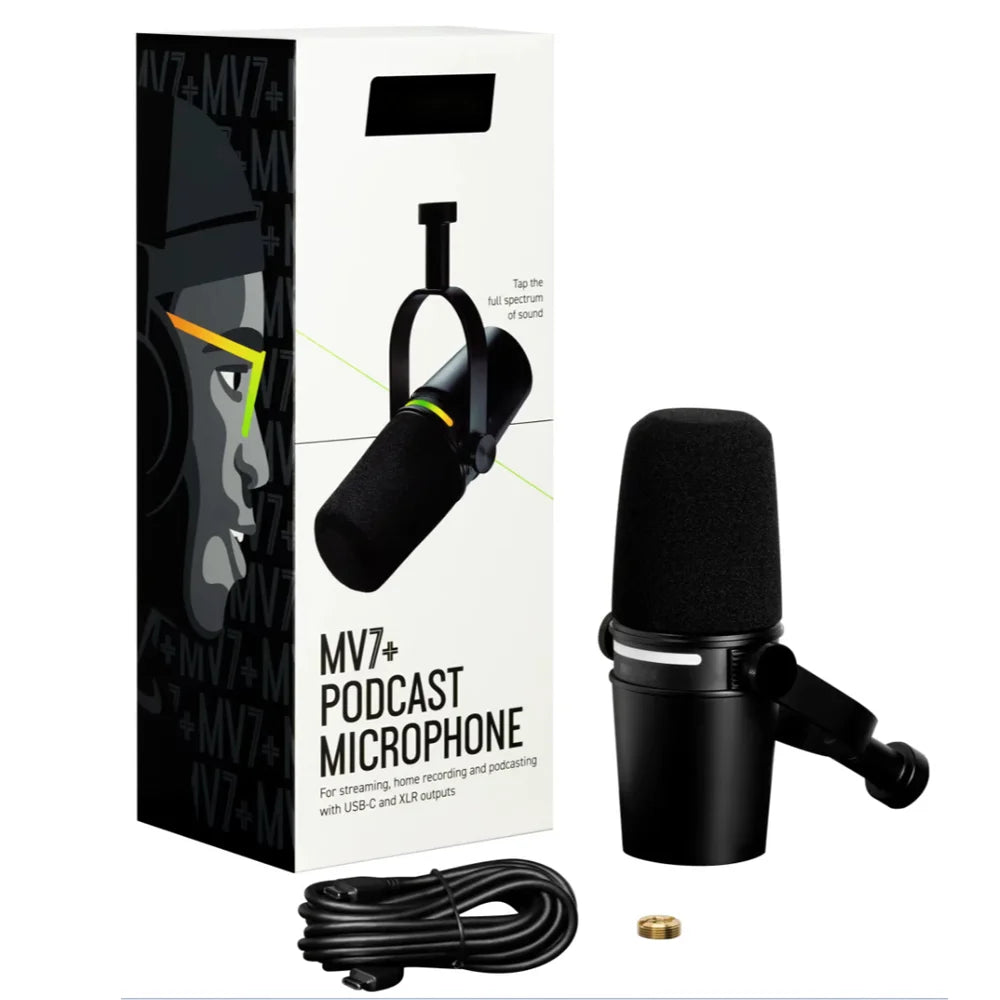 Elevate your audio with this professional dynamic microphone designed for podcasts—delivering crystal-clear, studio-quality sound for professionals!