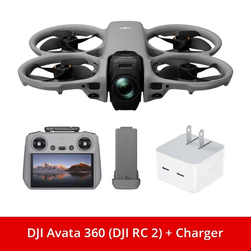 DJI Avata 360 360° Panoramic FPV Drone With Camera & Optional Accessories Drones 4K Professional 8K HDR Video 1-Inch Sensor All-Round Obstacle Avoidance