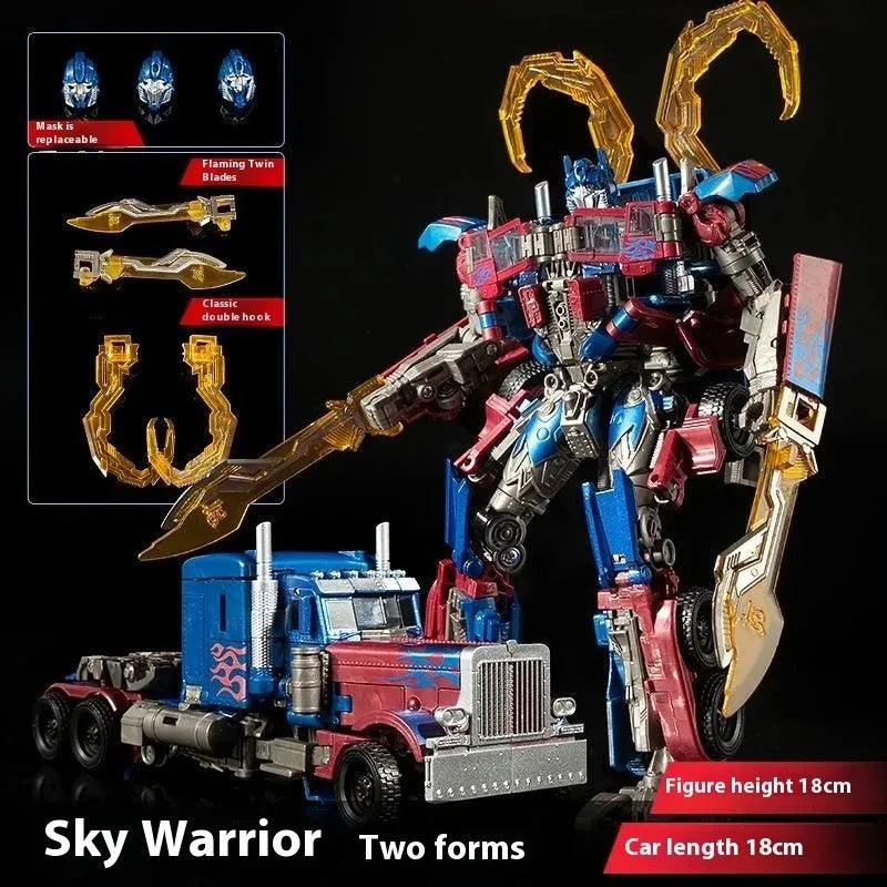 Transformation Robot Toy Car OP Commander 8801 Action Figure AOYI BMB Deformation Truck Head Anime Model Toy SS05