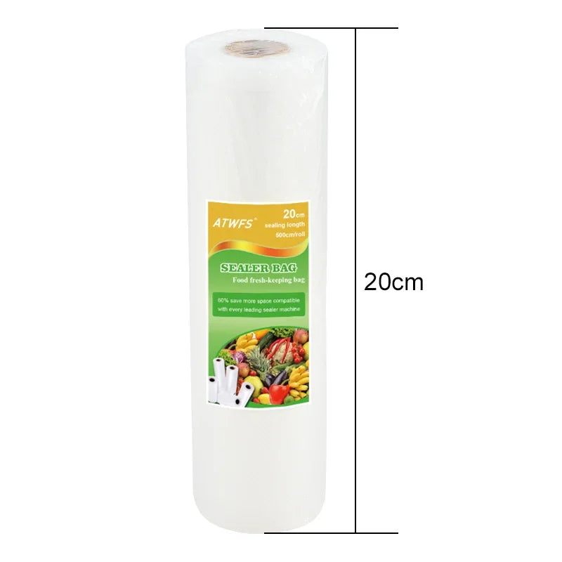 Vacuum Bag Packaging Food Vacuum Sealer Bags for Food Storage Keep Products Fresh Bag 12/17/20/25/28cm*500cm 1 Roll