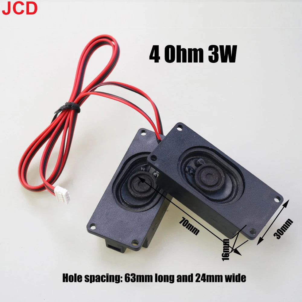 1pair Audio Portable Speakers 3070 4Ohm / 8Ohm 3W5W10W Computer Speaker Advertising LCD TV Speakers Loudspeaker Rectangle Speake