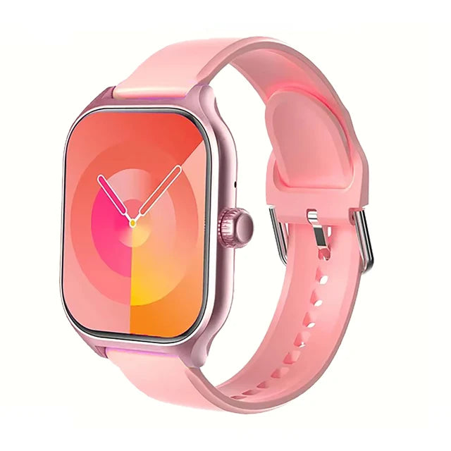Stay connected and stylish with this versatile smartwatch compatible with both Android and iOS devices!
