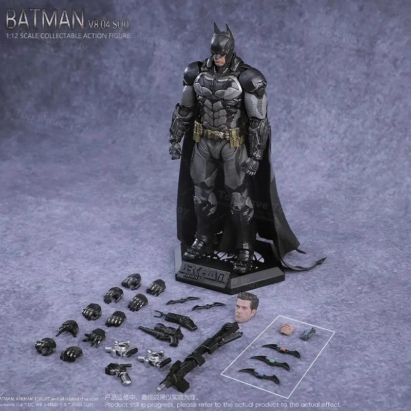 Brand New In Stock Batman Arkham Knight Action Figure LPZZ 1/12 Scale Soldier Warrior Edition Batman Full Set 6-inches Model Toy