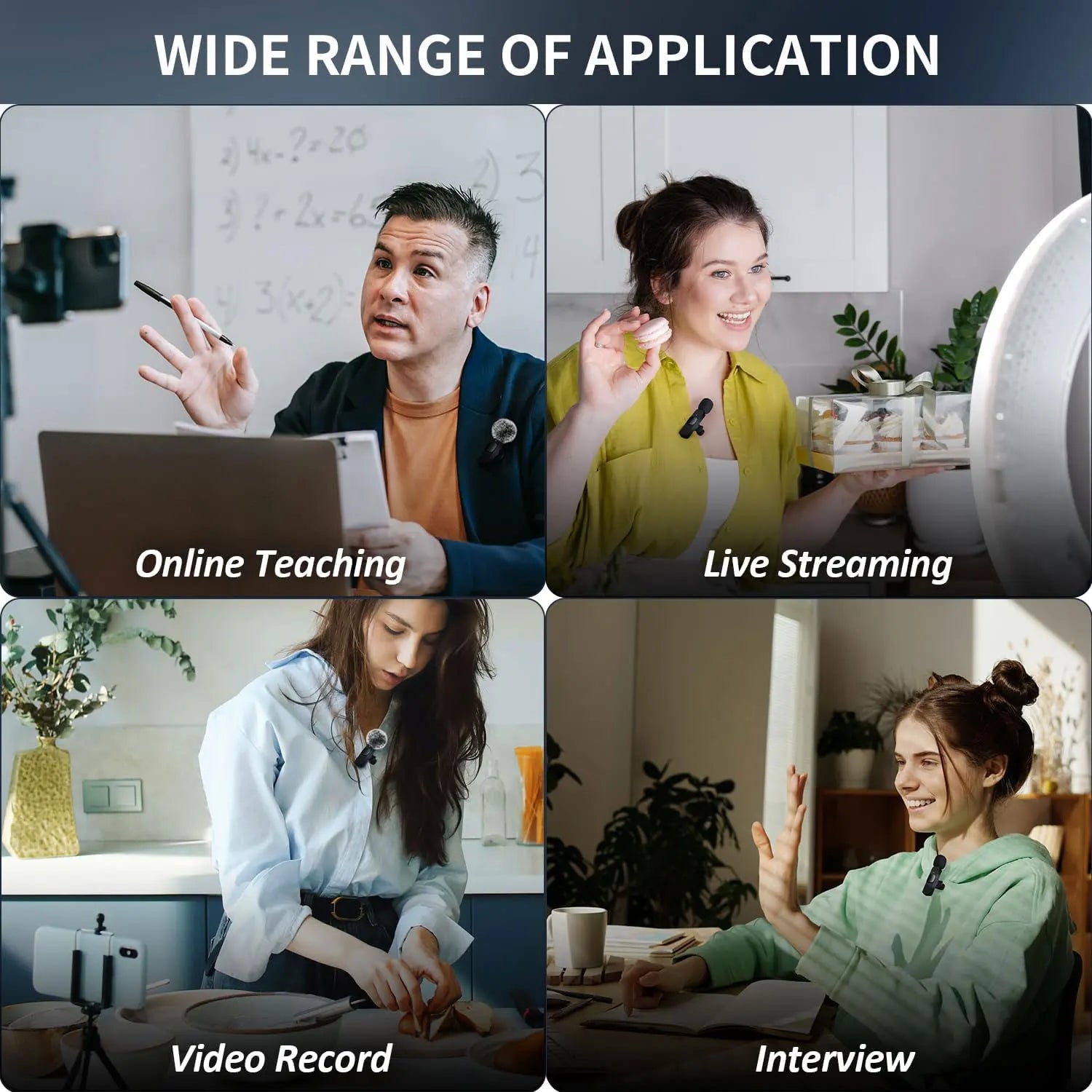 Wireless Microphone For Audio Video Recording