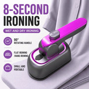 Handheld Garment Steamer Portable Iron Dual Use Dry Wet Steam Iron Mini Travel Electric Iron for Clothes Home