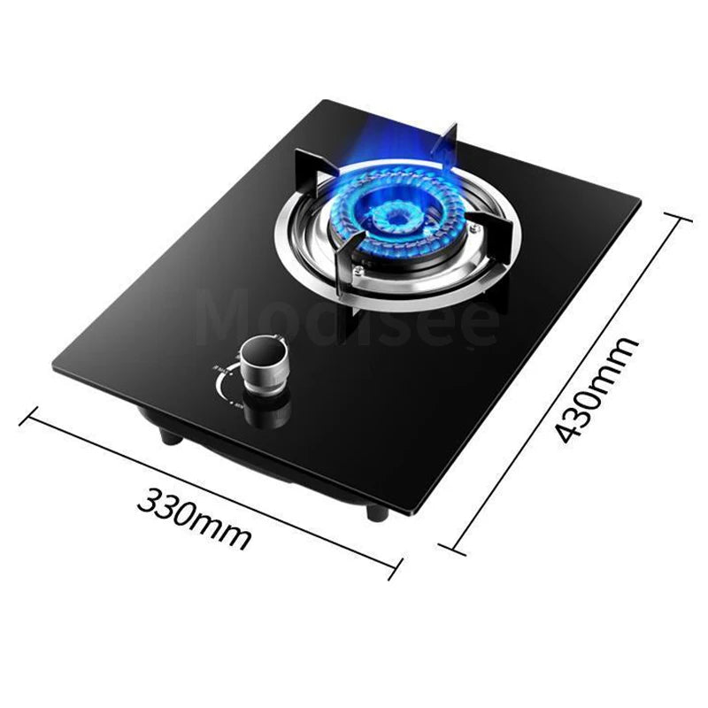 Gas Stove Single Stove Household Liquefied Gas Embedded  Gas Stove Natural Gas Fierce Fire Single Stove Stoves Table Kitchen Hob