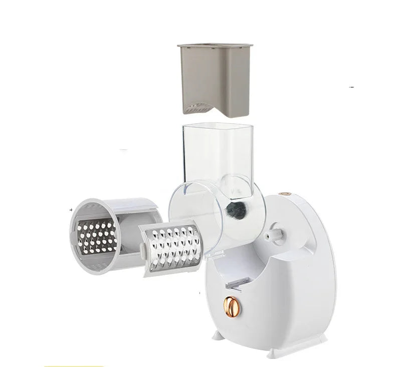 Vegetable Cutter 1PC Multifunctional Home Kitchen Electric Vegetable Cutter Vegetable Slicer Shredder Automatic